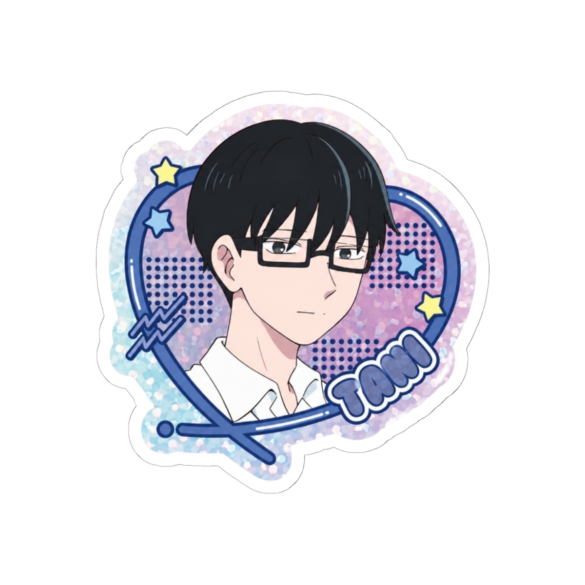 SaleLimitedPre-ownedPre-orderBack-orderOrder ClosedTV Anime "You and I are Polar Opposites" Shiny Sticker 2. TaniEnsky590 JPY660 - alternate angle 1, merchandise